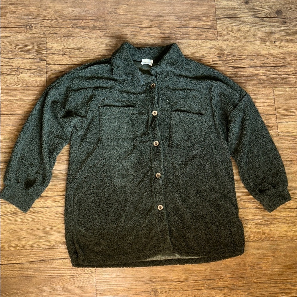 Lovely Melody Gray Fleece Jacket